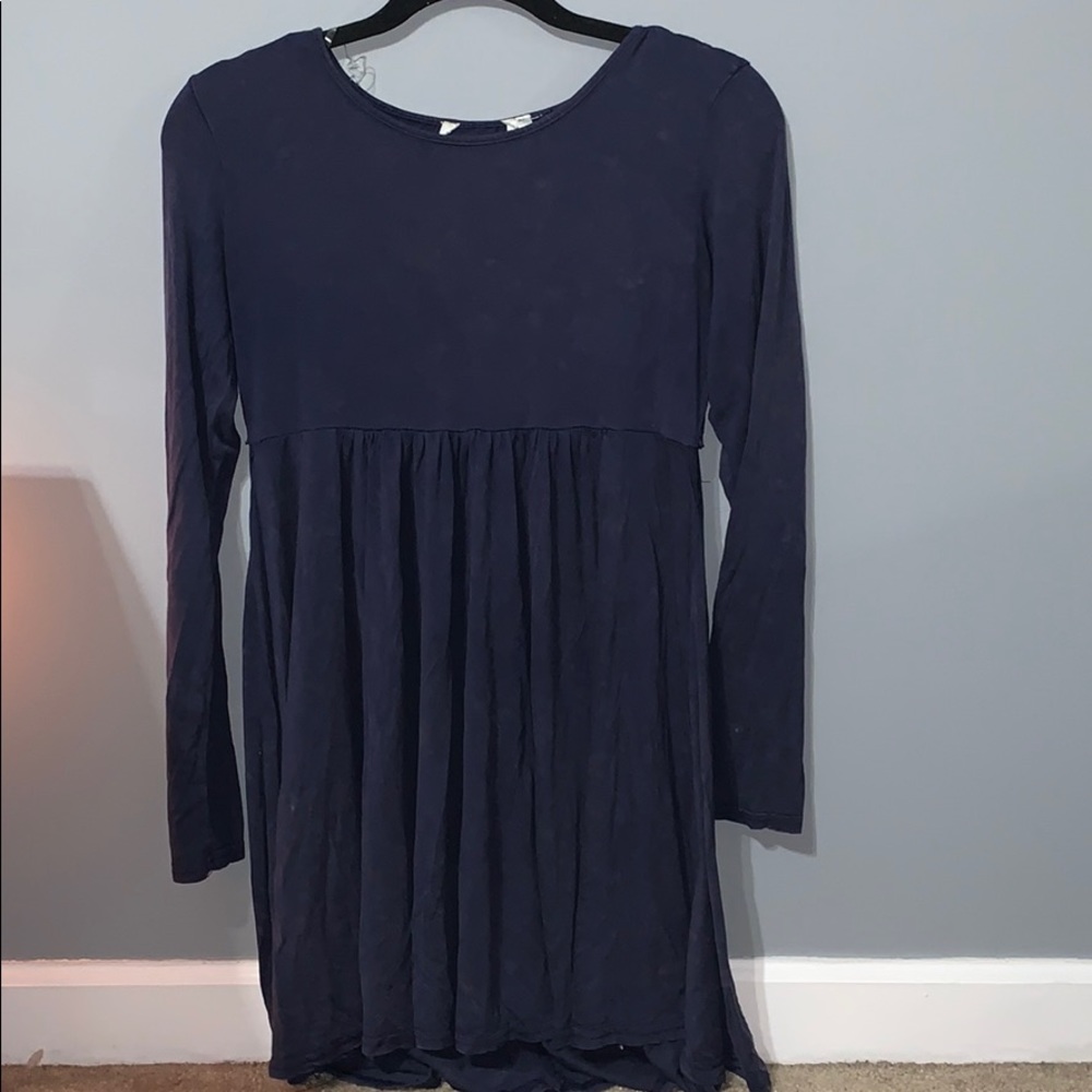 Dark Blue Long Sleeve Shirt